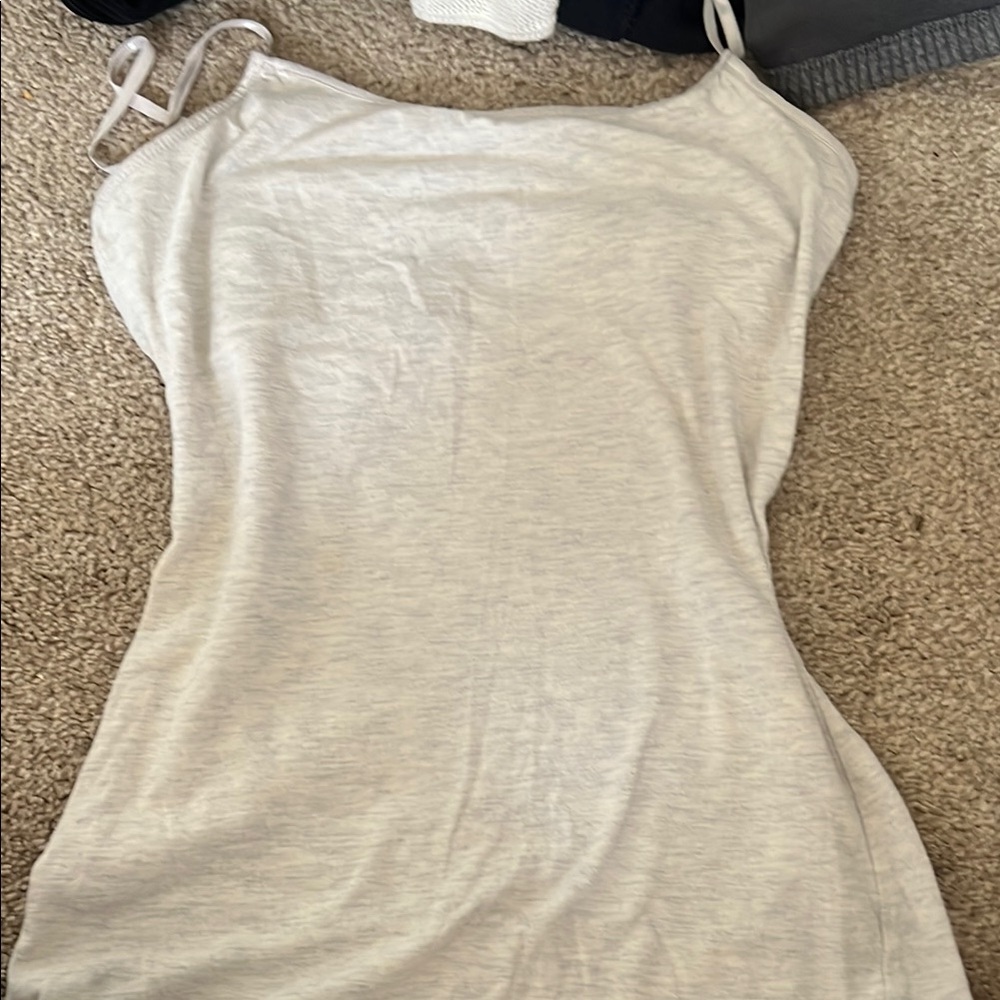 Women's Cream Spaghetti Strap Top